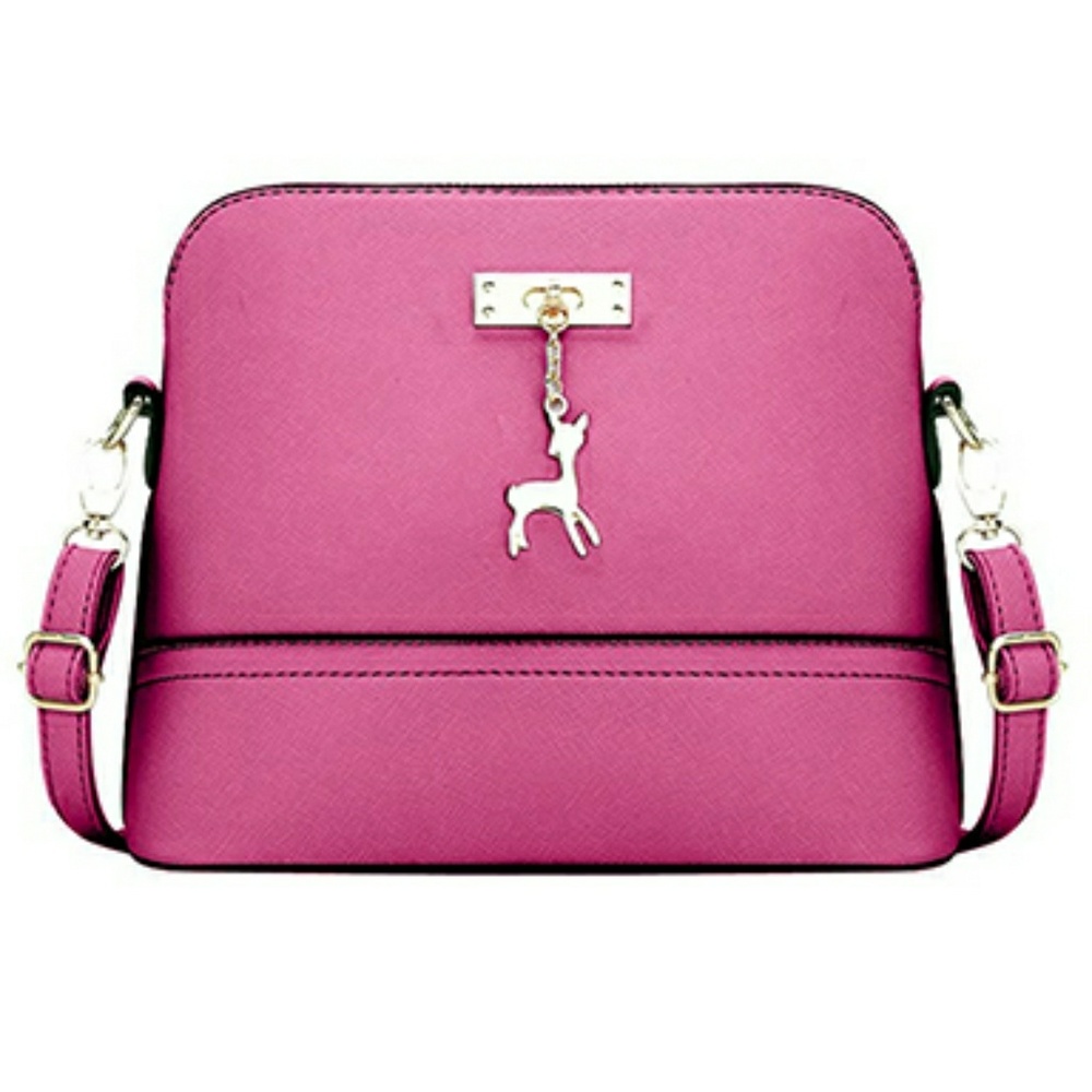Rectangular Shoulder Bag - Rounded Corners / Decor